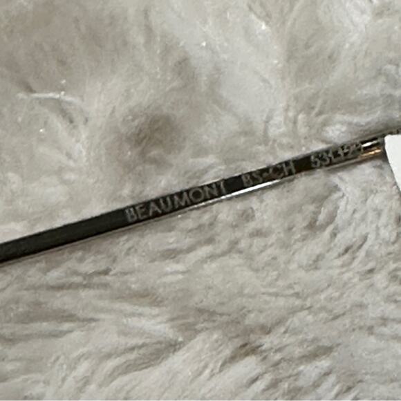 Garrett Leight Beaumont Brushed Silver-Champagne Sunglasses NWT - Picture 7 of 10